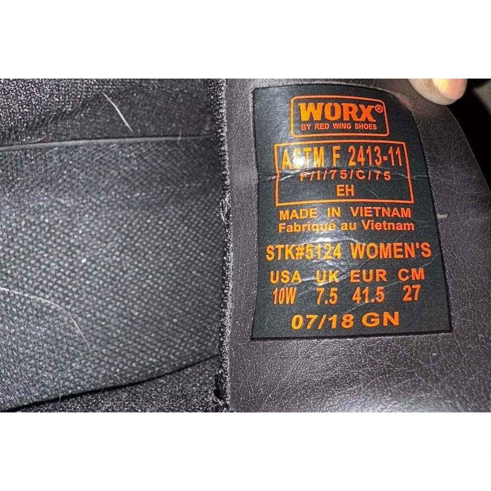 Worx Red Wing Women's 10 Khaki Green Leather Work Chelsea Boots